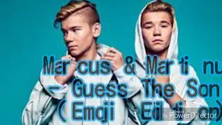Marcus & Martinus - Guess The Song (Emoji Edition)