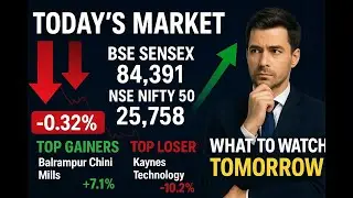 Top Gainers & Losers | Sensex & Nifty Analysis + Tomorrow&rsquo;s View