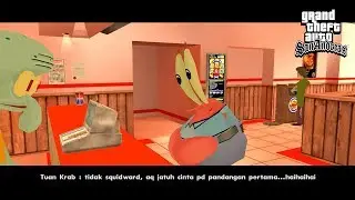TUAN KRAB JATUH CINTA PADA PANDANGAN PERTAMA | GTA Lucu Spongebob