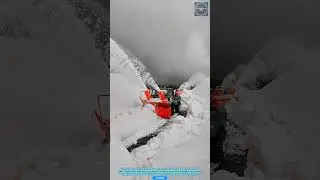 Powerful & Efficient: Heavy-Duty Snow Blower for Precision Mountain Pass Road Clearing