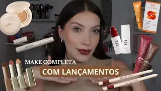 TESTANDO MAKES NACIONAIS | Lan&ccedil;amento Mascavo, Oc&eacute;ane, The Joy Lab, Boca Rosa, Make More, Sheglam ✨😍