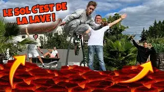 ATTENTION ! LE SOL C'EST DE LA LAVE ! The Floor is Lava Challenge !
