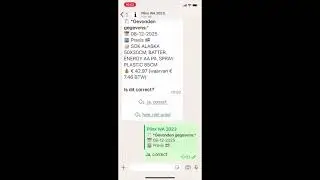 Bon in de bak. Bekijk de Demo. Jouw eigen administratie AI assistent direct via jouw eigen Whatsapp
