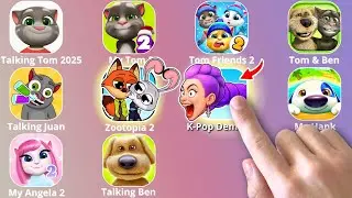 Talking Tom,HUNGRY WORM,Roblox,Talking Ben,Sprunki,Zootopia 2,KPop Demon Hunters,Talking Angela