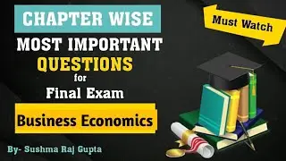Important Questions & Paper pattern of Business Economics/B.com 1st sem/PU Chd.Students
