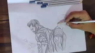 Hritik Roshan and Jr.NTR War 2 Sketch Drawing Tutorial 