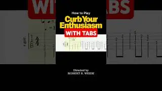 How to play Curb Your Enthusiasm Theme (Frolic) #fingerstylecover #acousticguitar #fingerstyle
