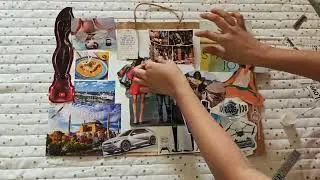 DIY Vision Board | Manifest Your Dreams with Magazines & Creative Materials