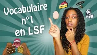 🤟🏾VOCABULAIRE N°1 EN PÂTISSERIE/ALIMENTATION/NOURRITURE LANGUE DES SIGNES - LSF -(+ SOUS-TITRES)HD🤟🏾