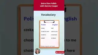 1. Commands in Polish. Listen and repeat.  #polish #learnpolish #speakpolish