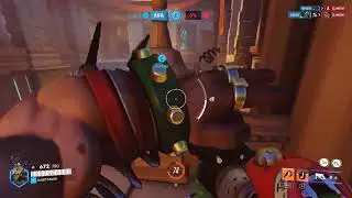 Overwatch 2 Clip - Sweaty Hog Capture Point Gameplay Part 2