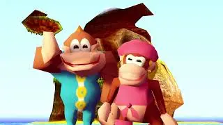 Dixie and Kiddy in Donkey Kong 64 (Models by AlexDingo051)