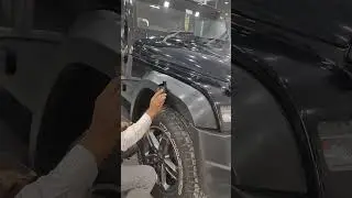 Mahindra Thar plastic part ceramic coating #thar #roxx #ceramic# #tharreels #ppf#black #viralthar
