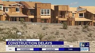 Building material shortage delays new home construction