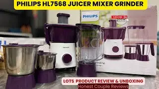 Philips 4 in 1Juicer Mixer Grinder HL7568 | Multi Utility Jars Grinding for Blending | LOTS Discount