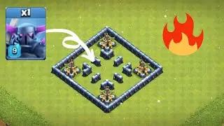 Pekka VS X-Bow (4x) | Is Trapped Pekka will survive ??? | Clash of Clans | Imperial Clashing | COC
