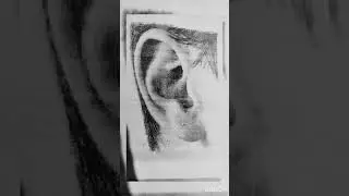 How to draw a human ear 👂👂#part 2||like and subscribe||!