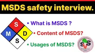 What is MSDS ! Content of MSDS ! Usages of MSDS ! MSDS use ! Meaning of MSDS !