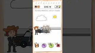 The Skeleton Horde Attacks! 💀 | Monster Hunter Joe Level 19 | Brain Test-2 Levels | #shorts