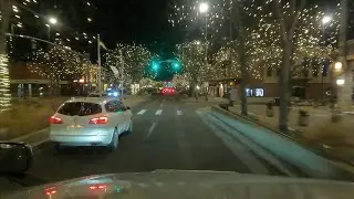Downtown Fort Collins, Colorado, Lights, College Avenue