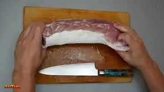 Дешевые дамасские кухонные ножи из Китая aliexpress. ОБЗОР Реза