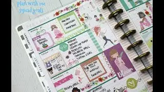 Plan with Me- Squad Goals *Horizontal Planner*
