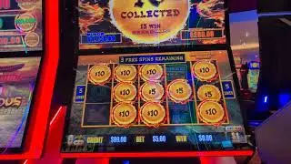 Firenze Casino 3 Dragon Link slot machine Hold and Spin BONUS #casinobonusviews 