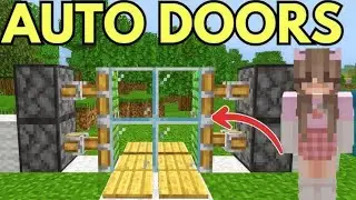 Automatic door in just minutes|#minecraft #automaticdoors #Ayeshamore
