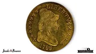 A Vivid and Attractive Rare Mint State 1799 Eagle will be selling soon in the Spring 2023 Auction.