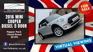 2016 Mini Cooper Diesel 5 Door White Silver