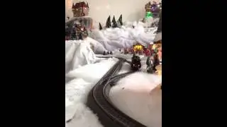 Winterlandschap met Marklin