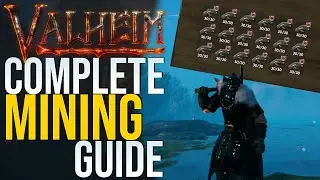 Valheim | My Complete Mining Guide (Copper, Tin, Bronze, Iron, Silver, Black Metal ore and Flax)
