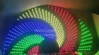 PIXEL LED Suraj,Sun,Half Circle 20x40 Pixel Light