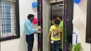 Indoor Home Lift | Size 4/4 Small Home Lift| Hydraulic Lift|Happy Client Project @ Tirupathi
