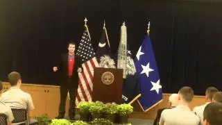 Medal of Honor recipient Sal Giunta visits The Citadel