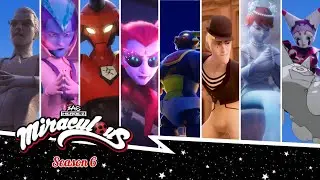 Miraculous All Akumatized Season 6 | The Mime, Vampigami, Mr. Agreste | 🐞Miraculous Season 6🐾