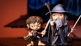 Frodo & Gandalf-Sammlerfiguren ... im Comicstil?