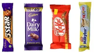 Dairy Milk vs 5star vs KitKat vs Milky Bar