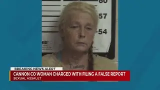 Cannon County woman charged with filing false report
