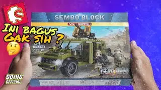 Merapat Pecinta set Military Iron Blood Heavy Equipment Sembo Block 105473 Unboxing & Build