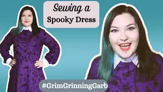 Making a spooky dress #grimgrinninggarb