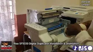 Riso SF5030 Digital Duplicator Installation  - Lephalale
