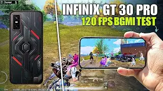 Infinix GT 30 Pro - 120 FPS BGMI 4.2 Update Test, Heating & Battery Test 🔥