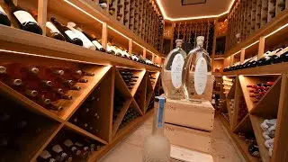 Ein Weinregal aus massiver Eiche von Daniel Albani - Gestaltung in Holz