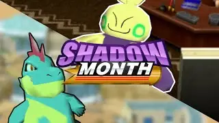 Shiny Shadow Croconaw and Shiny Shadow Makuhita Found During Shadow Month 2023!