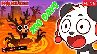 🔴Surviving 200 DAYS In The Forest! | ROBLOX LIVESTREAM