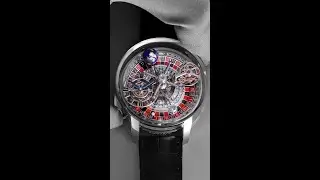 Elegance on the wrist, luxury in motion &mdash; a timepiece that dazzles with spinning roulette wheels