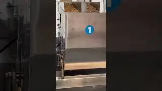Grain Particle Scale Vertical Pillow Double Bucket Packaging Machine  #factory #automaticpackaging