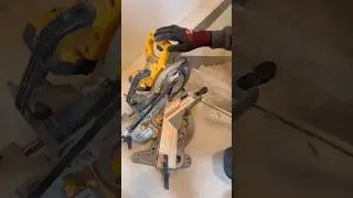 Cutting more than 45 degrees on a miter saw. 👉 Gpr3Carpentry🔨  #viral #tools #tips #carpentry #diy