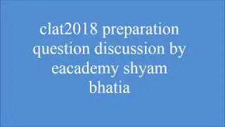 clat preparation from elementary maths